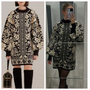 Farm Rio Pineapple Garden Sweaterdress